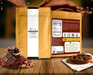bolmay hot chocolate packaging 100 gm. hot chocolate mix,, premium drinking chocolate, creamy hot cocoa