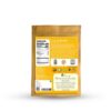 raw and natural cold pressed pure Cocoa Butter Back side with nutrition values