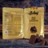 45 Dark Chocolate Front label packaging, high cocoa dark chocolate, premium dark chocolate, rich cocoa content