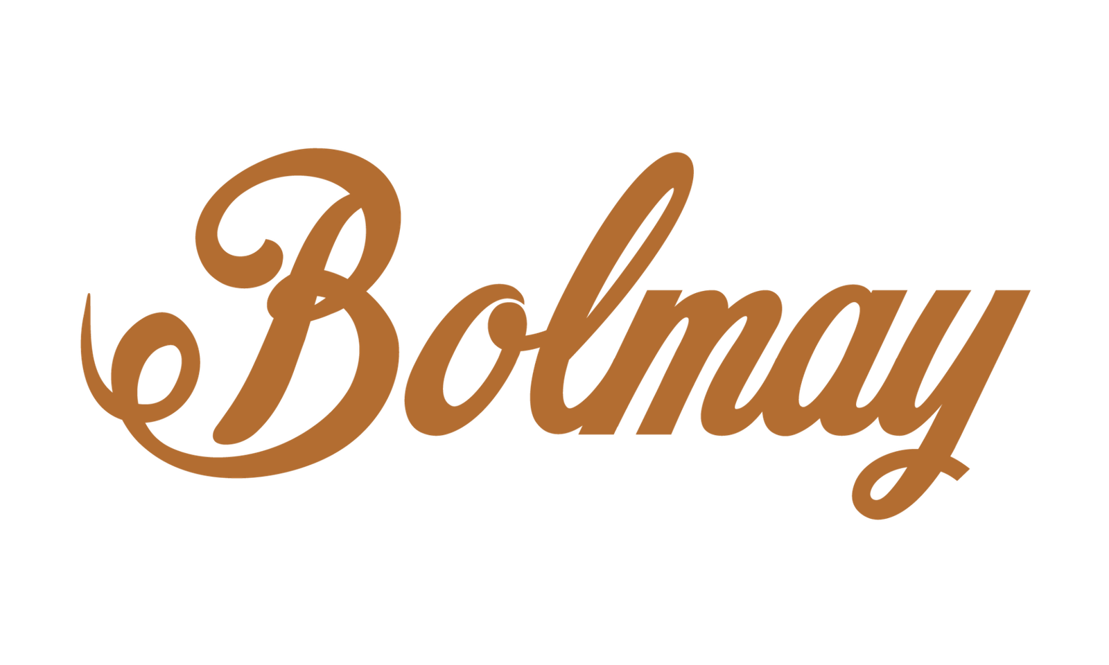 bolmay cocoa logo in golden and white background