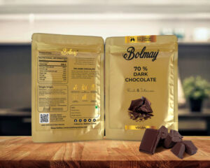 70 dark chocolate bolmay. bittersweet chocolate, premium dark chocolate
